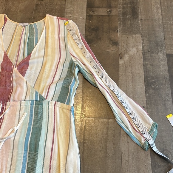 Rails for Anthropologie deep V front long sleeve dress - Picture 11 of 16